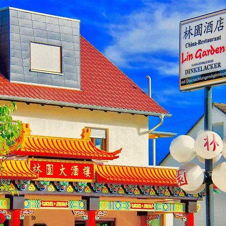 Hotel Gaststaette Lin Garden Untergruppenbach Exterior foto