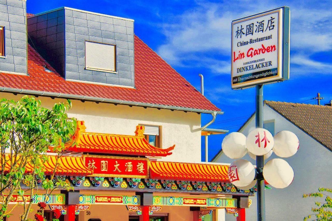 Hotel Gaststaette Lin Garden Untergruppenbach Exterior foto